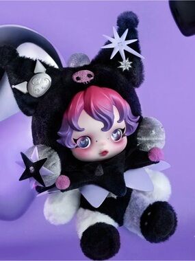 NEW AUTHENTIC SKULL PANDA KUROMI Plush Pendant
